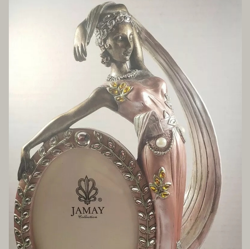 Picture frame photo glass Art Deco era Inspired